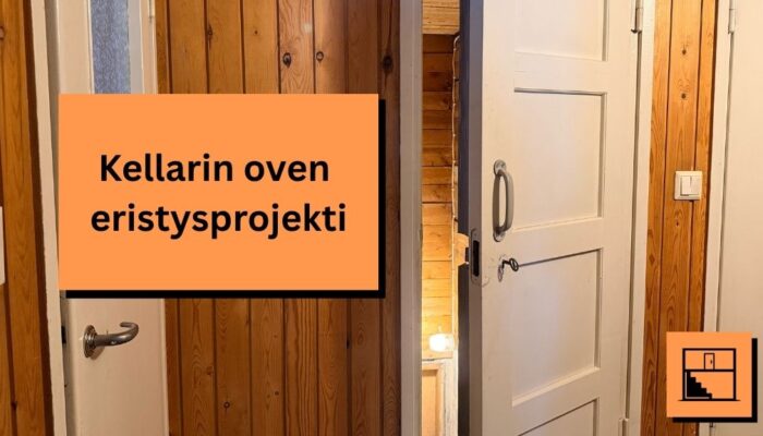 Kellarin oven eristysprojekti