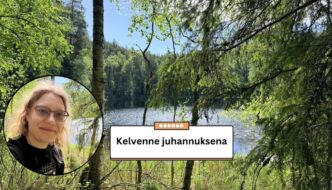 Kelvenneellä telttailemassa juhannuksena