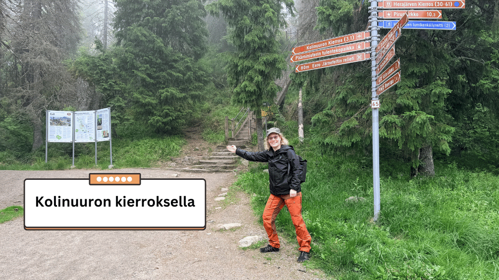 Kolinuuron kierroksen alkupaikka